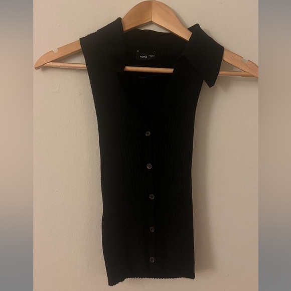 Black Mango Sleeveless Top size xs - Picture 3 of 3